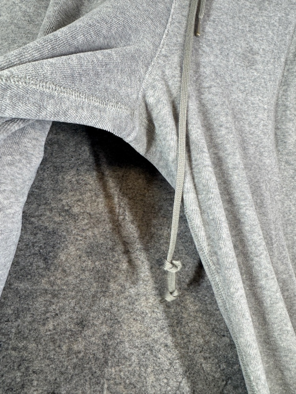Ralph Lauren Light Gray Knit Drawstring Sweatpants Joggers Cuffed Casual Size M - Picture 4 of 14